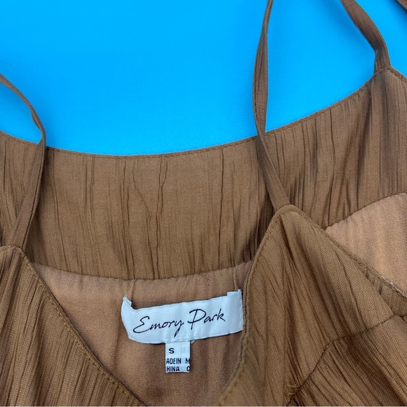 Emory Park Tiered Shift Dress Brown Size Small - Picture 6 of 10